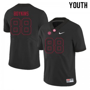Youth Jacoby Boykins Black Bama Football #88 Jersey 342077-520
