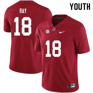 Youth LaBryan Ray Crimson Alabama Crimson Tide Football #18 Jersey 980968-947