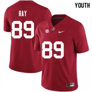 Youth LaBryan Ray Crimson Bama Football #89 Jersey 164112-719