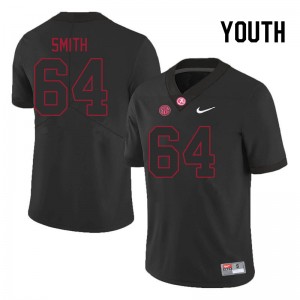 Youth Mac Smith Black Bama Football #64 Jersey 985864-120