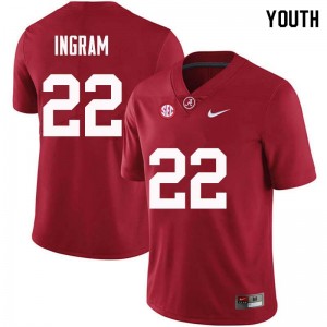 Youth Mark Ingram Crimson University of Alabama Football #22 Jersey 401836-245