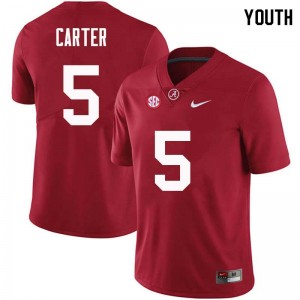 Youth Shyheim Carter Crimson Alabama Crimson Tide Football #5 Jersey 962551-487