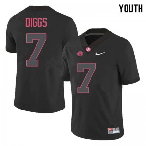 Youth Trevon Diggs Black Bama Football #7 Jersey 604235-309