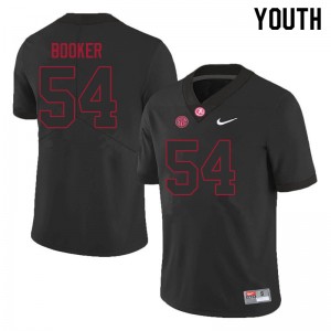 Youth Tyler Booker Black Bama Football #54 Jersey 478174-166